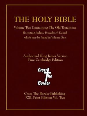 Imagen del vendedor de The Holy Bible XXL Print Vol. Two a la venta por AHA-BUCH GmbH