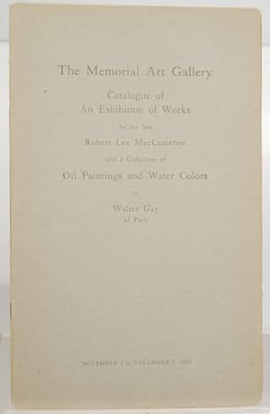 Catalogue of an exhibition of works by the late Robert Lee MacCameron and a collection of oil pai...