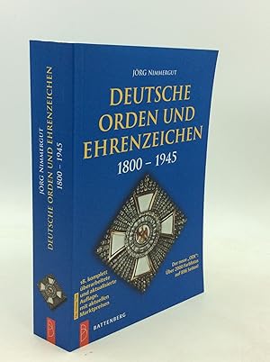 DEUTSCHE ORDEN UND EHRENZEICHEN 1800-1945