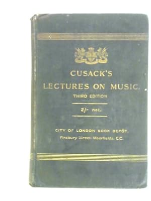Seller image for Lectures on Music: Staff Notation for sale by World of Rare Books