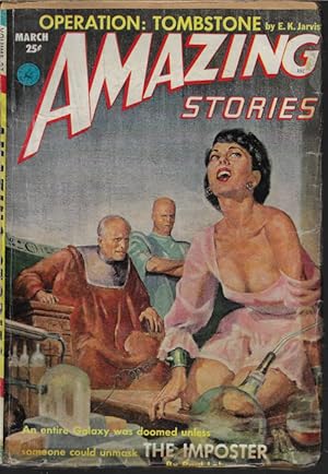 Image du vendeur pour AMAZING Stories: March, Mar. 1953 mis en vente par Books from the Crypt