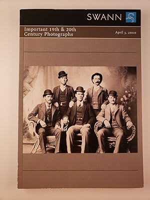 Important 19th and 20th Century Photographs: Public Auction Sale 1855 April 3, 2000