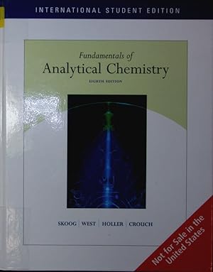 Imagen del vendedor de Fundamentals of analytical chemistry. a la venta por Antiquariat Bookfarm