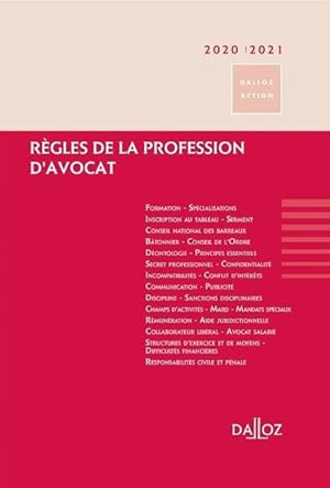 Seller image for rgles de la profession d'avocat (dition 2022/2023) for sale by Chapitre.com : livres et presse ancienne