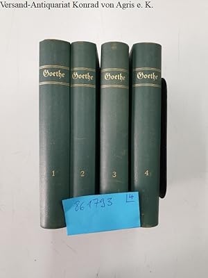 Seller image for Goethes Werke (Band 1-4) for sale by Versand-Antiquariat Konrad von Agris e.K.