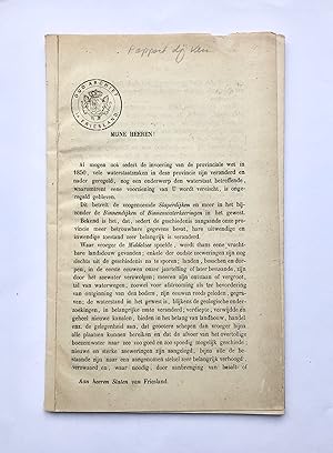 [Friesland, before 1900?] Rapport dijken, Aan heeren Staten van Friesland, 27 pp.