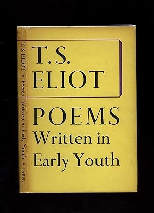 Seller image for POEMS WRITTEN IN EARLY YOUTH (1/1) for sale by Orlando Booksellers