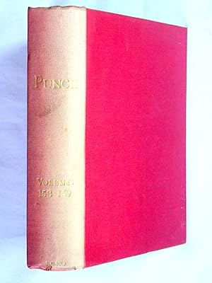 PUNCH or The London Charivari, 1920 January to December Vol 158 & 159. CLVIII + CLIX + Almanack a...