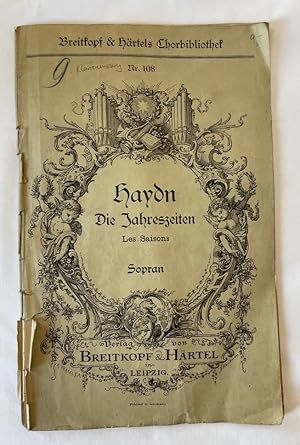 Haydn Die Jahreszeiten Les Saisons Sopran Nr. 108 Klavierauszug