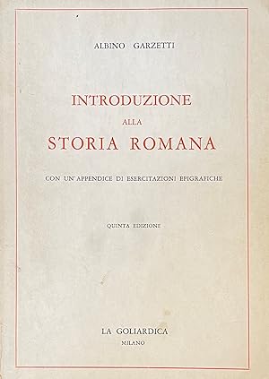 INTRODUZIONE ALLA STORIA ROMANA