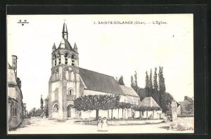 Bild des Verkufers fr Carte postale Sainte-Solange, L`Eglise zum Verkauf von Bartko-Reher