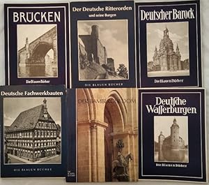 Die blauen Bücher, Kulturdenkmäler, Bauwerke, Konvolut von 6 Heften [6 Hefte].