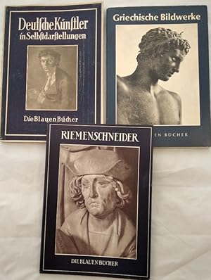 Die blauen Bücher, Bildwerke, Künstler, Konvolut von 3 Heften [3 Hefte].