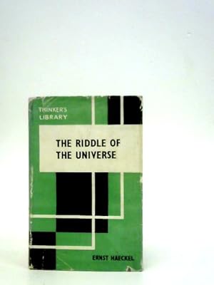 Bild des Verkufers fr The Riddle of the Universe zum Verkauf von World of Rare Books