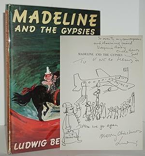 Seller image for Madeline And The Gypsies (with FULL PAGE DRAWING OF BEMELMANS WITH MADELINE, MISS CLAVEL, AND THE GIRLS) for sale by Meier And Sons Rare Books