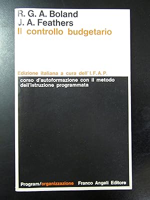 Boland e Feathers. Il controllo budgetario. Franco Angeli 1976.