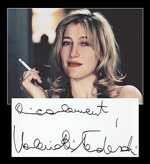 Image du vendeur pour Valeria Bruni Tedeschi - Bel autographe + Photo - 90s mis en vente par PhP Autographs