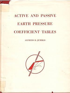 Active and passive earth pressure coefficent tables