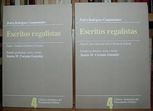 Imagen del vendedor de ESCRITOS REGALISTAS. Tratado de la Regala de Espaa. Juicio Imparcial sobre el Monitorio de Roma a la venta por Fbula Libros (Librera Jimnez-Bravo)