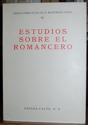 Imagen del vendedor de ESTUDIOS SOBRE EL ROMANCERO a la venta por Fbula Libros (Librera Jimnez-Bravo)