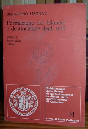 Immagine del venditore per FORMAZIONE DEL BILANCIO E DESTINAZIONE DEGLI UTILI venduto da Fbula Libros (Librera Jimnez-Bravo)