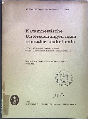 Seller image for Katamnestische Untersuchungen nach frontaler Leukotomie : Teil 1 & 2 (in einem Band) Bibliotheca psychiatrica et neurologica ; Fasc. 116 for sale by books4less (Versandantiquariat Petra Gros GmbH & Co. KG)