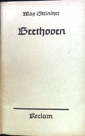 Seller image for Beethoven; Reclams Universal-Bibliothek ; Nr. 1180-1181. Musiker-Biographien, 2. Band; for sale by books4less (Versandantiquariat Petra Gros GmbH & Co. KG)