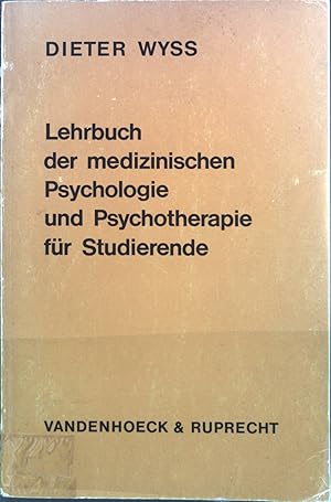 Seller image for Lehrbuch der medizinischen Psychologie und Psychotherapie fr Studierende. for sale by books4less (Versandantiquariat Petra Gros GmbH & Co. KG)