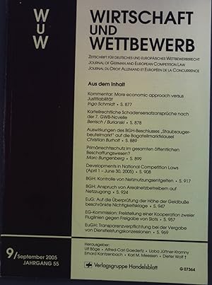 Immagine del venditore per Primrrechtsschutz im gesamten ffentlichen Beschaffungswesen? - in: Wirtschaft und Wettbewerb; Jahrgang 55/9 venduto da books4less (Versandantiquariat Petra Gros GmbH & Co. KG)