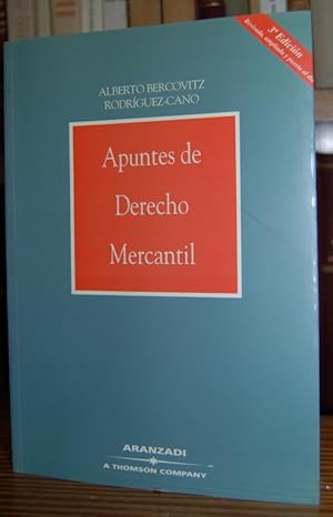 Imagen del vendedor de APUNTES DE DERECHO MERCANTIL. Derecho Mercantil, Derecho de la Competencia y Propiedad Industrial a la venta por Fbula Libros (Librera Jimnez-Bravo)