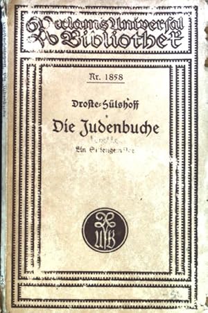 Imagen del vendedor de Die Judenbuche; Reclams Universal-Bibliothek ; Nr.1858 a la venta por books4less (Versandantiquariat Petra Gros GmbH & Co. KG)