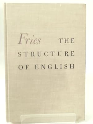 Bild des Verkufers fr The Structure of English zum Verkauf von World of Rare Books