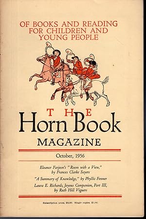 Immagine del venditore per The Horn Book Magazine; Volume XXXII, No 5: October, 1956 venduto da Dorley House Books, Inc.