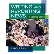 Seller image for Writing and Reporting News : A Coaching Method for sale by eCampus