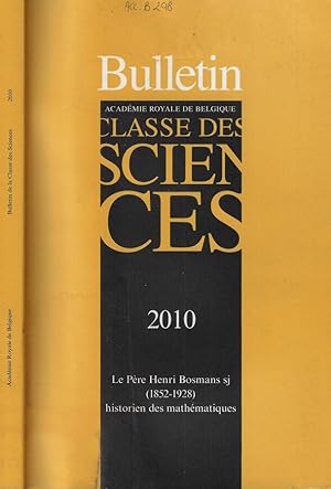 Bild des Verkufers fr Bulletin de la Classe des Sciences Tomo XXI Anno 2010 zum Verkauf von Biblioteca di Babele
