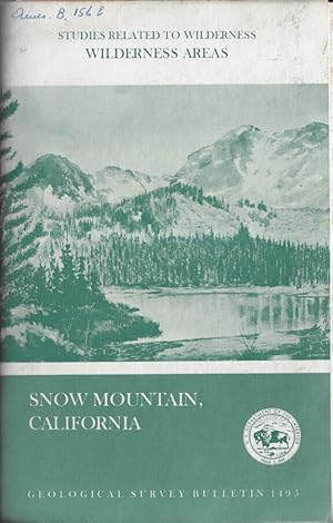 Imagen del vendedor de Mineral resources of the snow mountain wilderness study area, California a la venta por Biblioteca di Babele