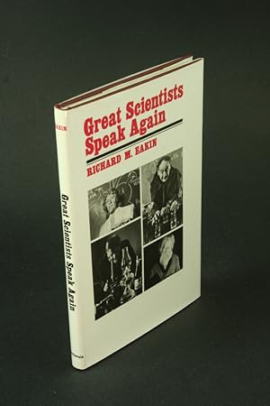 Immagine del venditore per Great scientists speak again. venduto da Steven Wolfe Books
