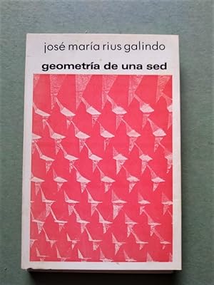 Imagen del vendedor de Geometra de una Sed. a la venta por Carmichael Alonso Libros