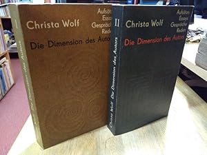 Bild des Verkufers fr Die Dimension des Autors. Aufstze, Essays, Gesprche, Reden 1959-1985. Auswahl: Angela Drescher. zum Verkauf von NORDDEUTSCHES ANTIQUARIAT