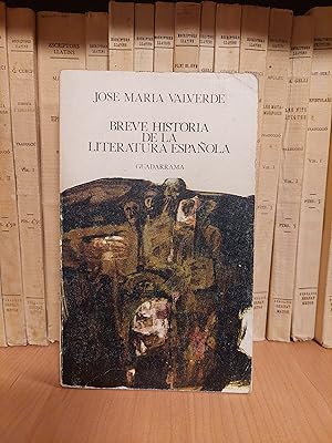 Bild des Verkufers fr Breve historia de la literatura espaola. zum Verkauf von Martina llibreter