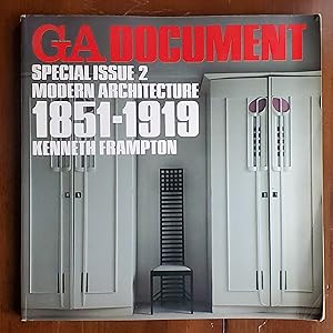 Bild des Verkufers fr GA Document Special Issue 2, Modern Architecture 1851-1919 zum Verkauf von El Gato de Papel