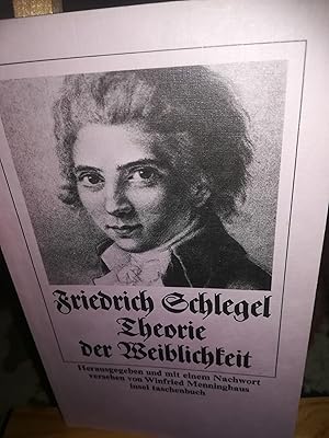 Image du vendeur pour Theorie der Weiblichkeit, herausgegeben und mit einem Nachwort versehen von Winfried Menninghaus mis en vente par Verlag Robert Richter