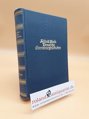 Bild des Verkufers fr Deutsche Literaturgeschichte Teil: Bd. 1., Von d. Anfngen bis Herder zum Verkauf von Roland Antiquariat UG haftungsbeschrnkt