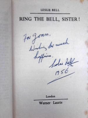 Seller image for Ring the Bell, Sister for sale by World of Rare Books