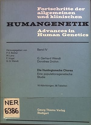 Bild des Verkufers fr Die Huntingtonsche Chorea : eine populationsgenetische Studie Fortschritte der allgemeinen und klinischen Humangenetik ; Bd. 4 zum Verkauf von books4less (Versandantiquariat Petra Gros GmbH & Co. KG)