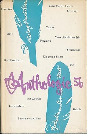 Anthologie 56. Gedichte aus Ost und West. Herausgegeben von Jens Gerlach.