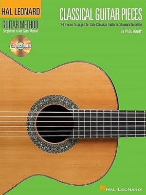 Bild des Verkufers fr Classical Guitar Pieces 24 Pieces Arranged for Solo Guitar in Standard Notation Book/Online Audio [With CD (Audio)] zum Verkauf von AHA-BUCH GmbH