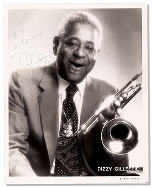 Dizzy Gillespie Signed Photograph, Jazz Trumpeter and Composer