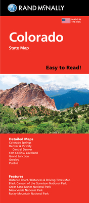 Immagine del venditore per Rand McNally Easy to Read Folded Map: Colorado State Map (Sheet Map, Folded) venduto da BargainBookStores