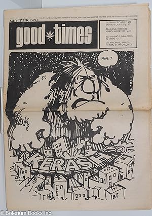 Seller image for Good Times: vol. 4, #15, Apr. 16, 1971 for sale by Bolerium Books Inc.